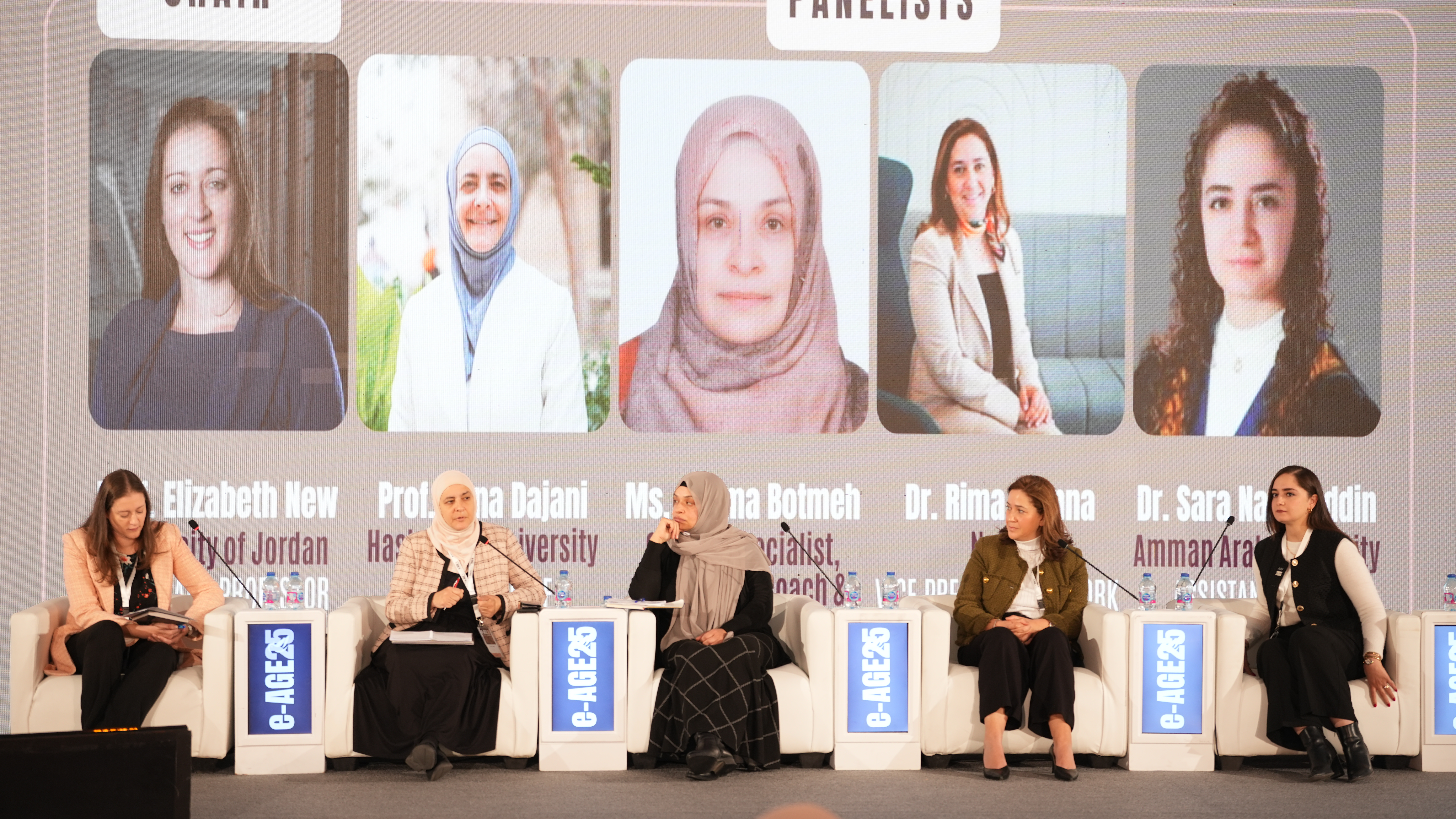 Panel discussion on stage